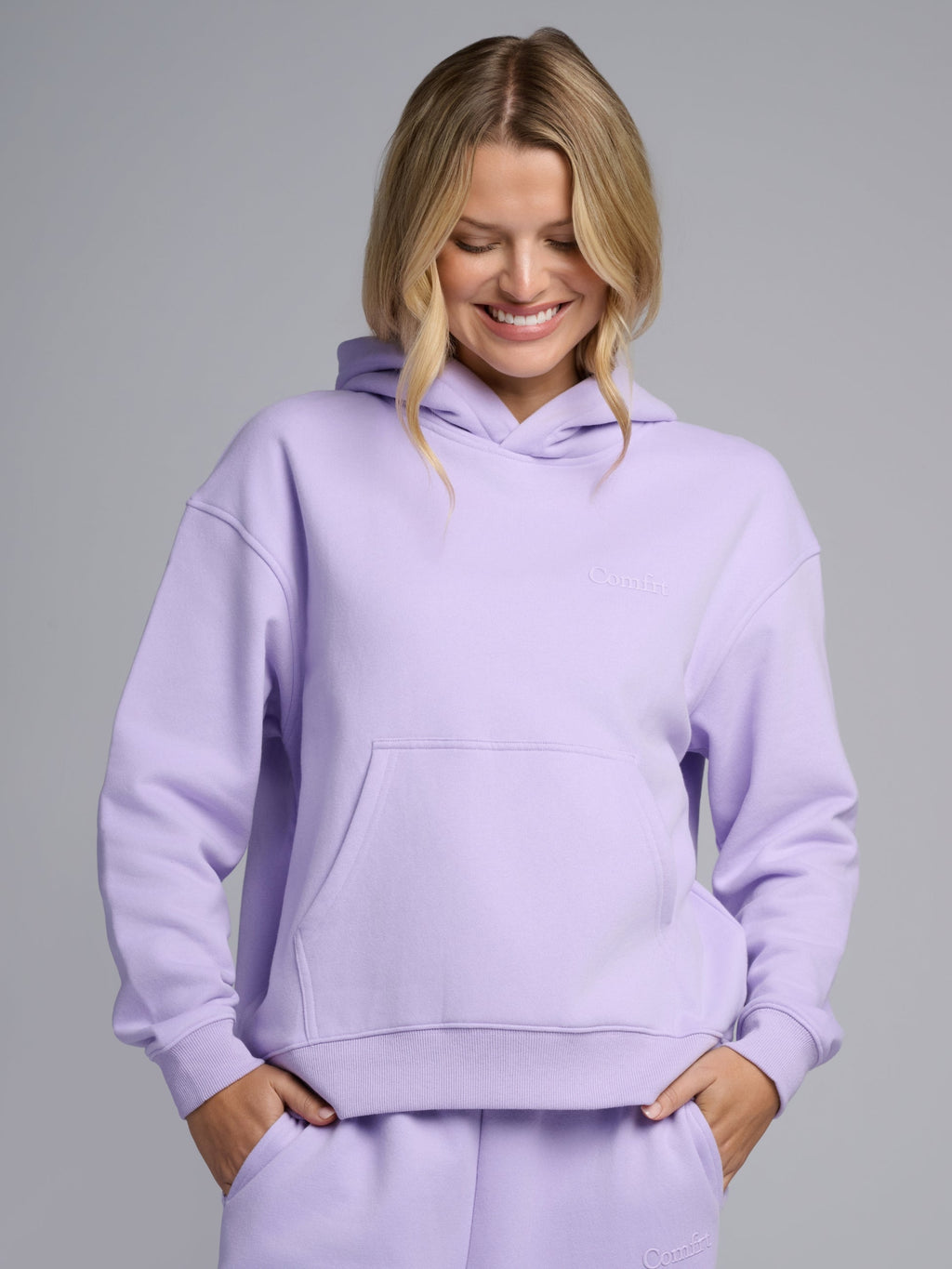 Halo Lightweight Crop Hoodie