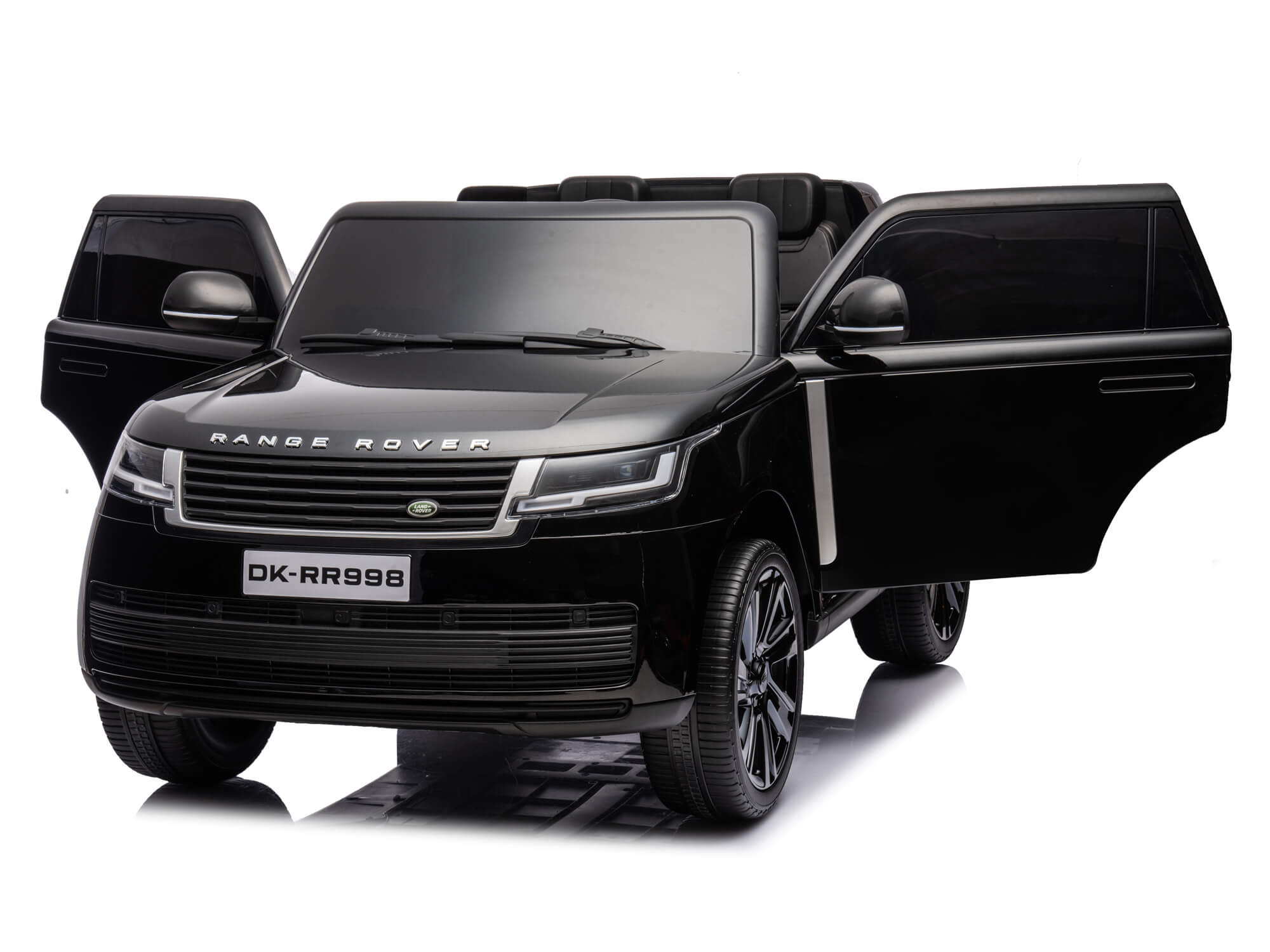 24V Land Rover Kids Electric Ride On SUV with Remote Control - Black
