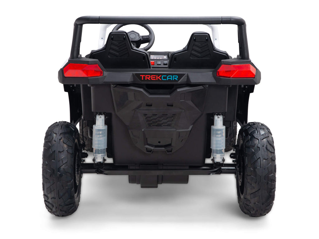 24V TREKCAR Rayder Ride-On Buggy - White