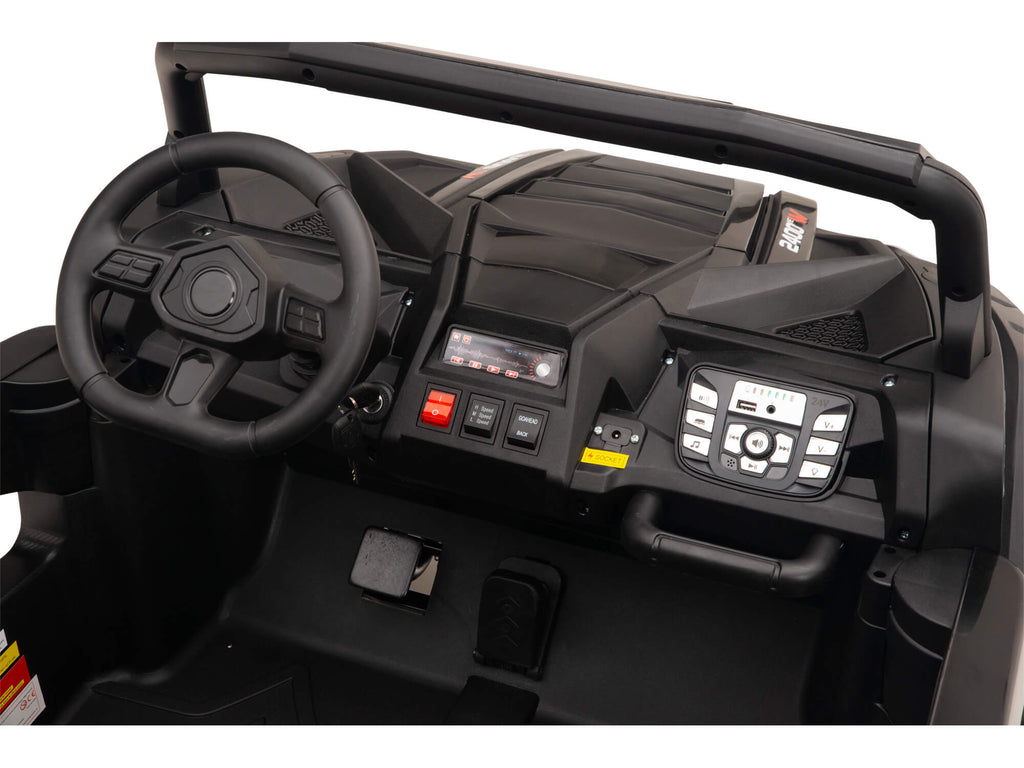 24V TREKCAR Rayder Ride-On Buggy - Black