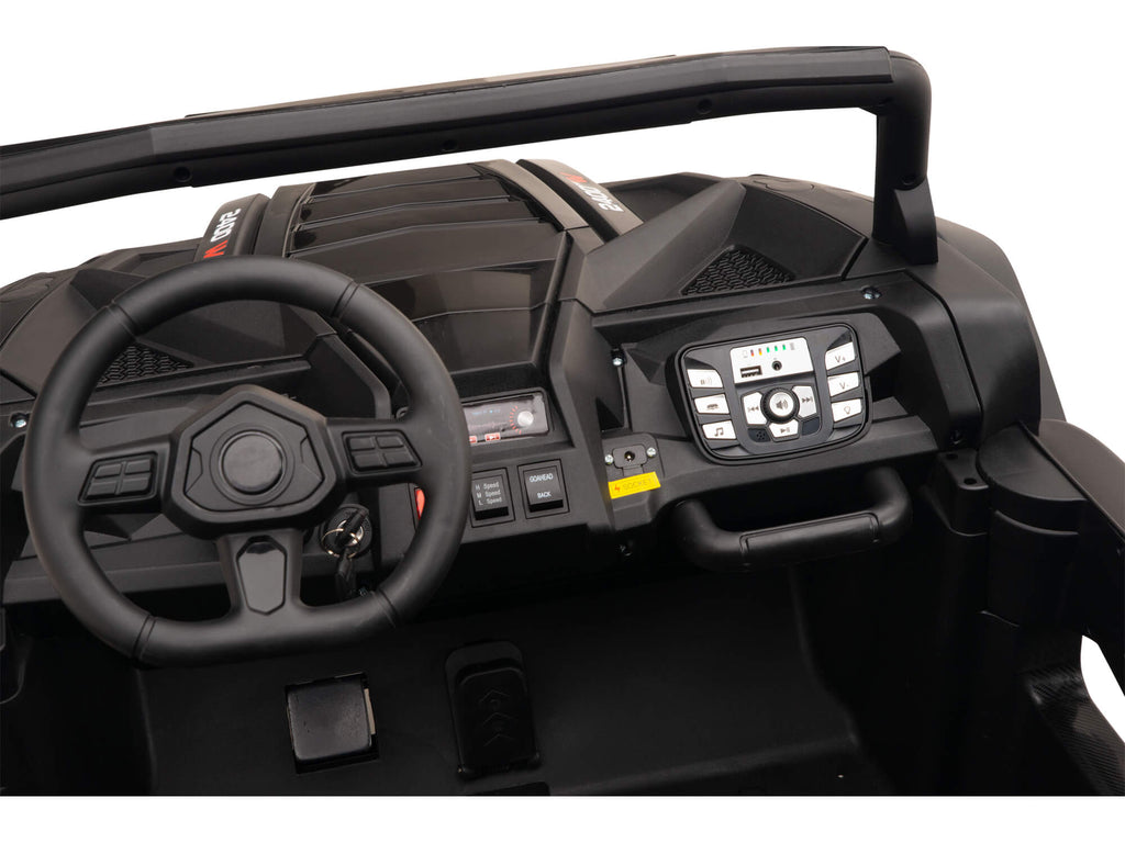 24V TREKCAR Rayder Ride-On Buggy - Black