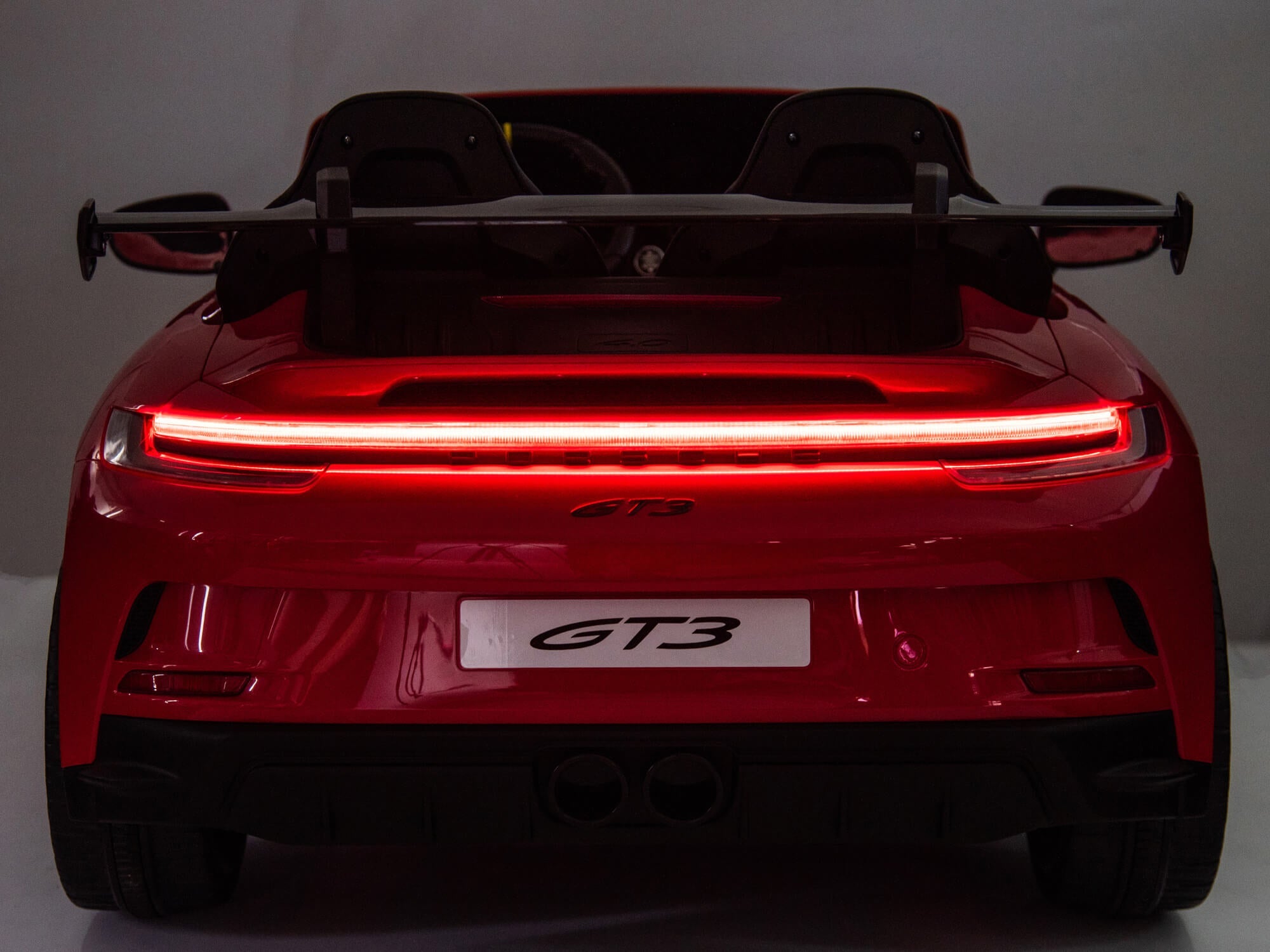 24V Porsche 911 GT3 Kids 2-Seater Ride On Car - Red