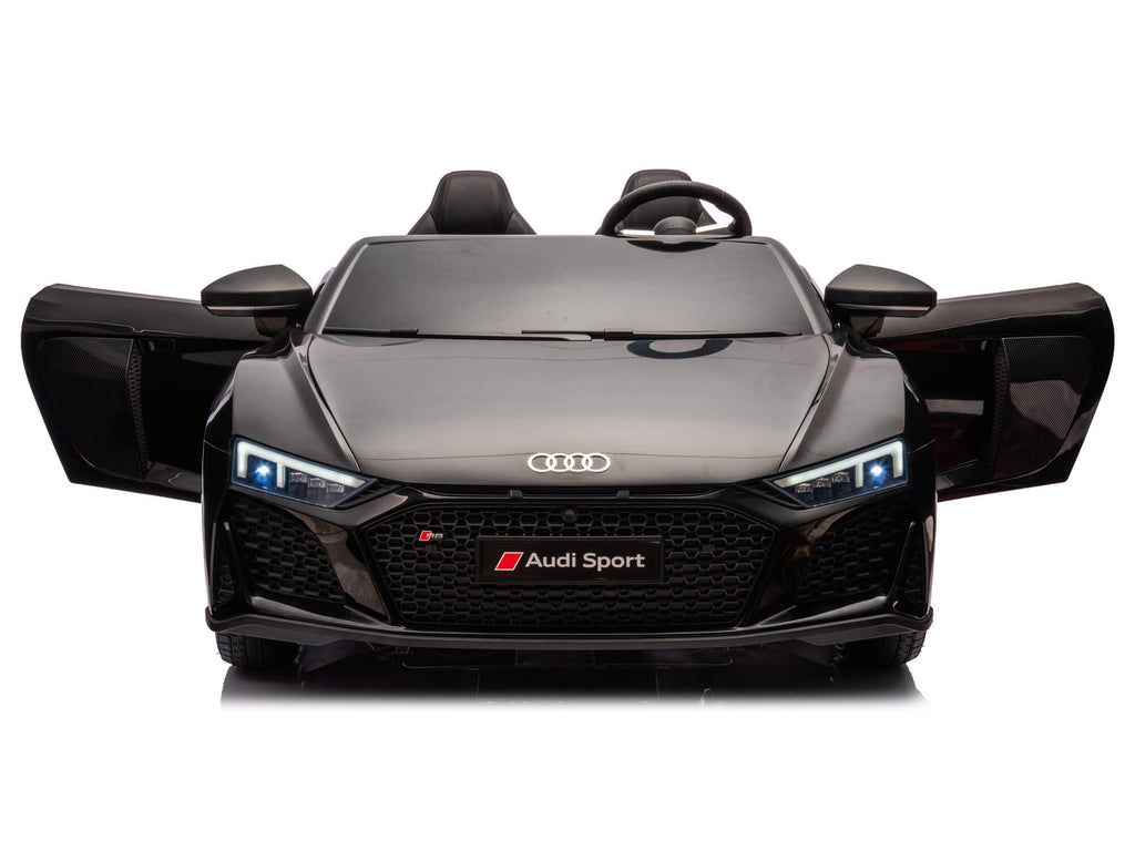 24V Audi R8 Spyder 2 Seater Ride on Car for Kids - Black