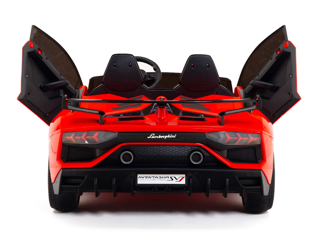 24V Lamborghini SVJ Ride On DRIFT Car with Remote Control - Red