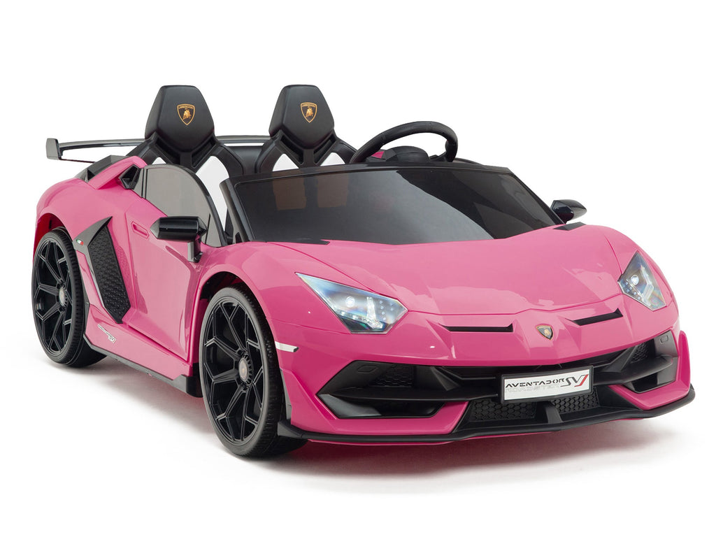 24V Lamborghini SVJ Ride On DRIFT Car with Remote Control - Pink