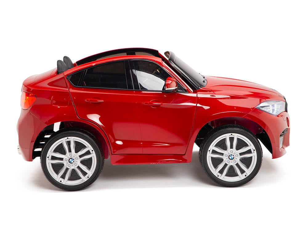 Two Seat BMW X6M Kids 12V Ride On Car with Remote - Red