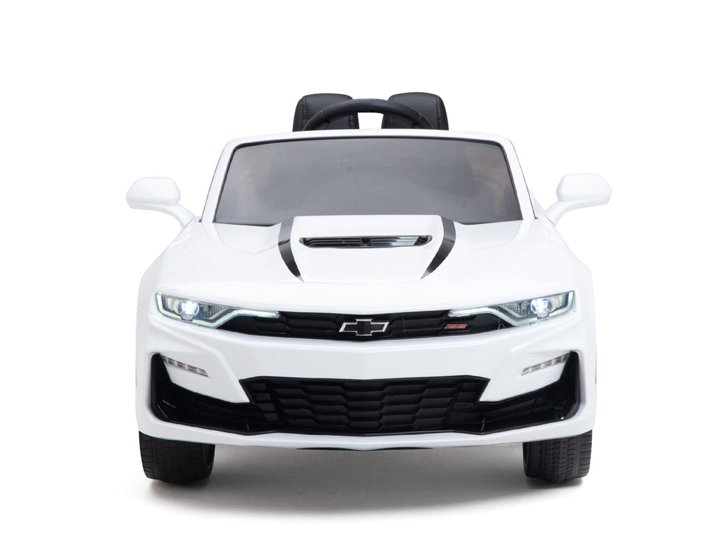 12V Chevrolet Camaro 2SS Kids Ride On Car with Remote Control - White