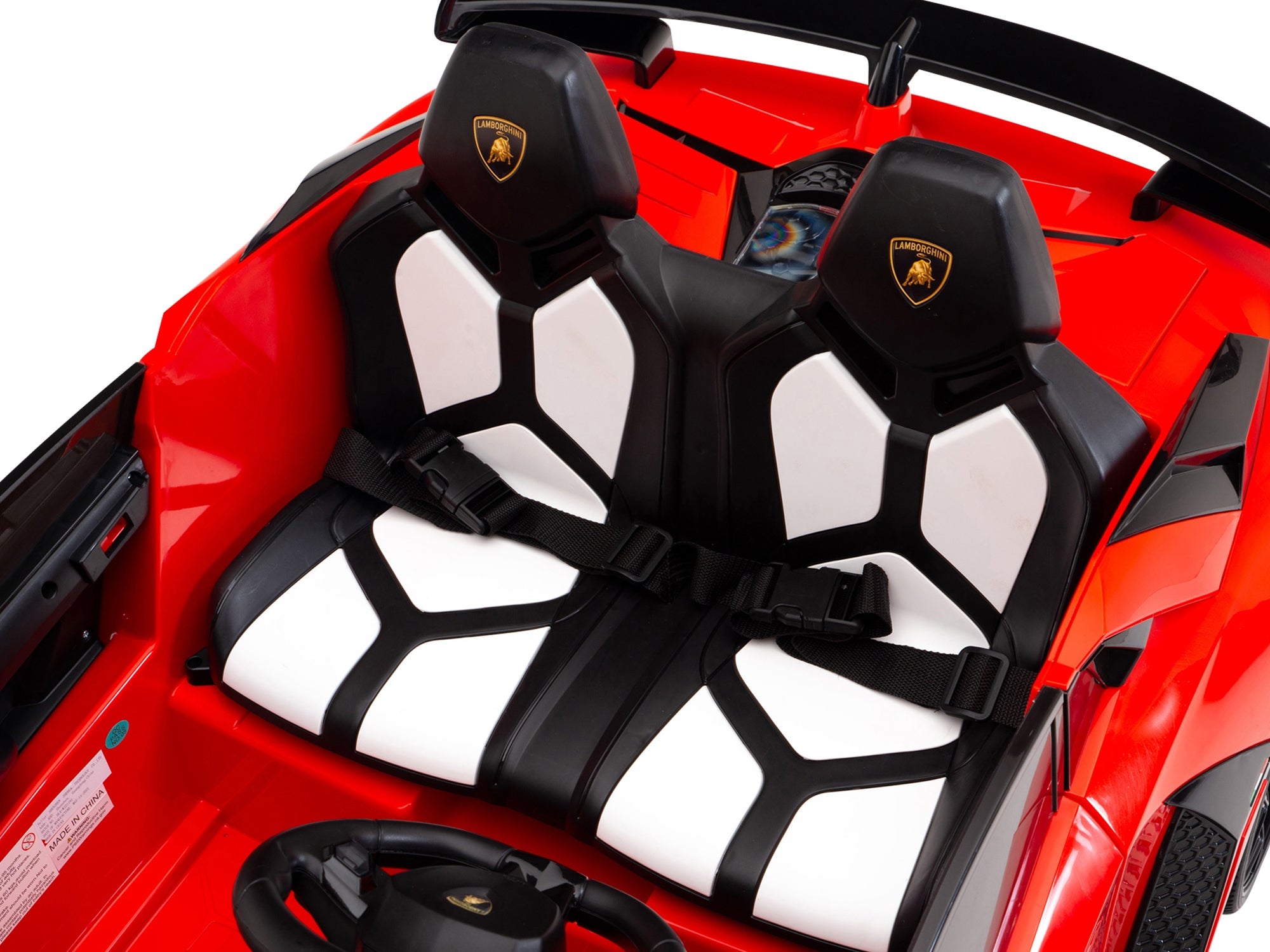 24V Lamborghini SVJ Ride On DRIFT Car with Remote Control - Red