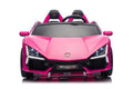 24V / 9 MPH Lamborghini Revuelto Two-Seater Kids Ride On Car – Pink
