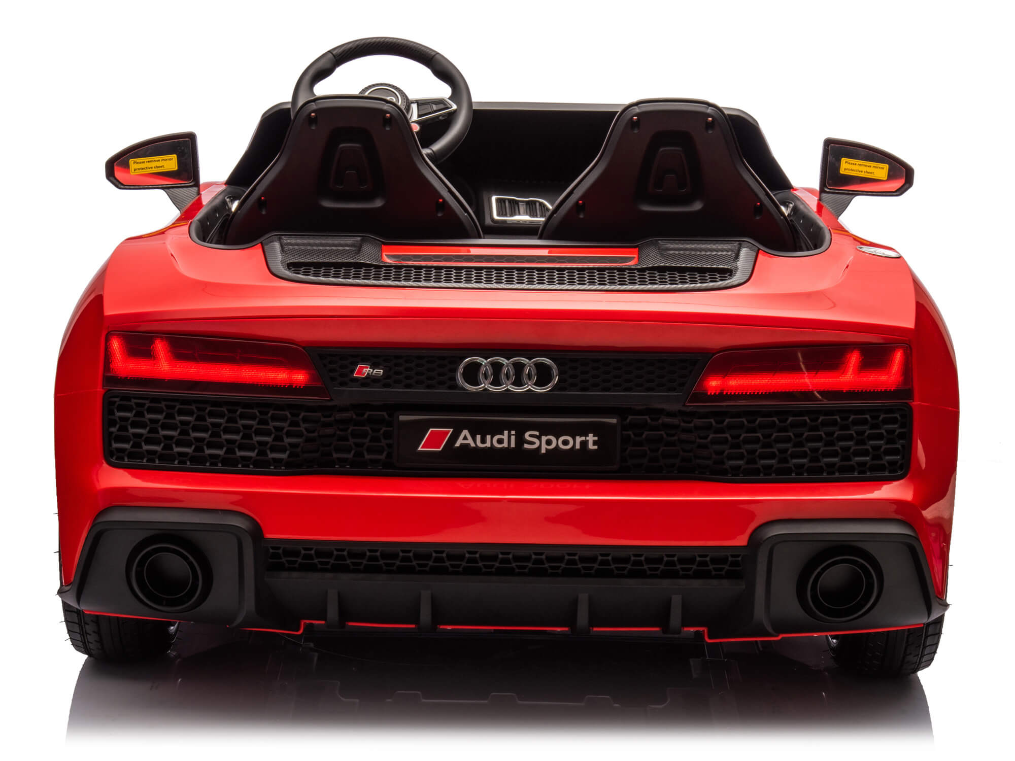 24V Audi R8 Spyder 2 Seater Ride on Car for Kids - Red