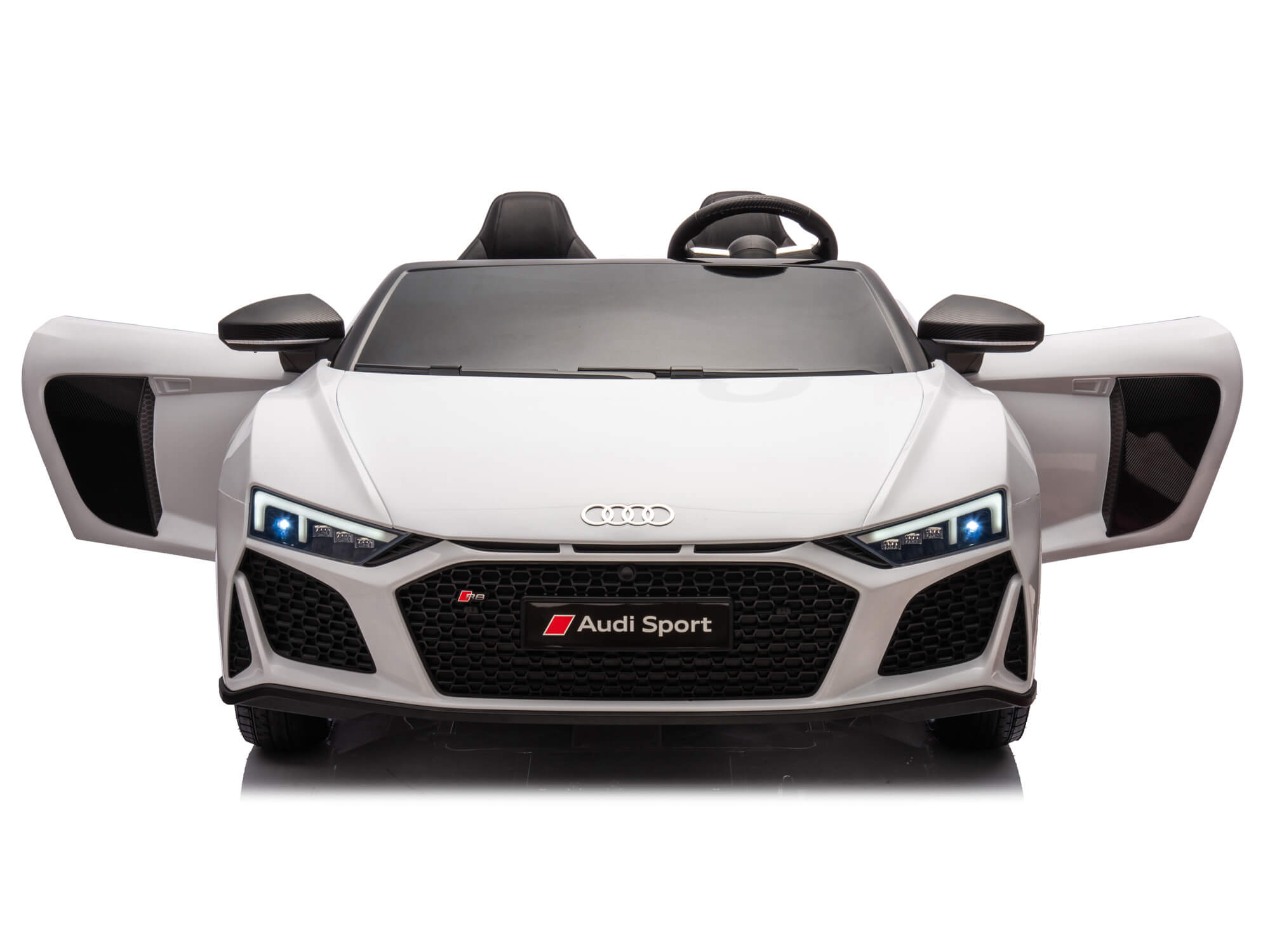 24V Audi R8 Spyder 2 Seater Ride on Car for Kids - White